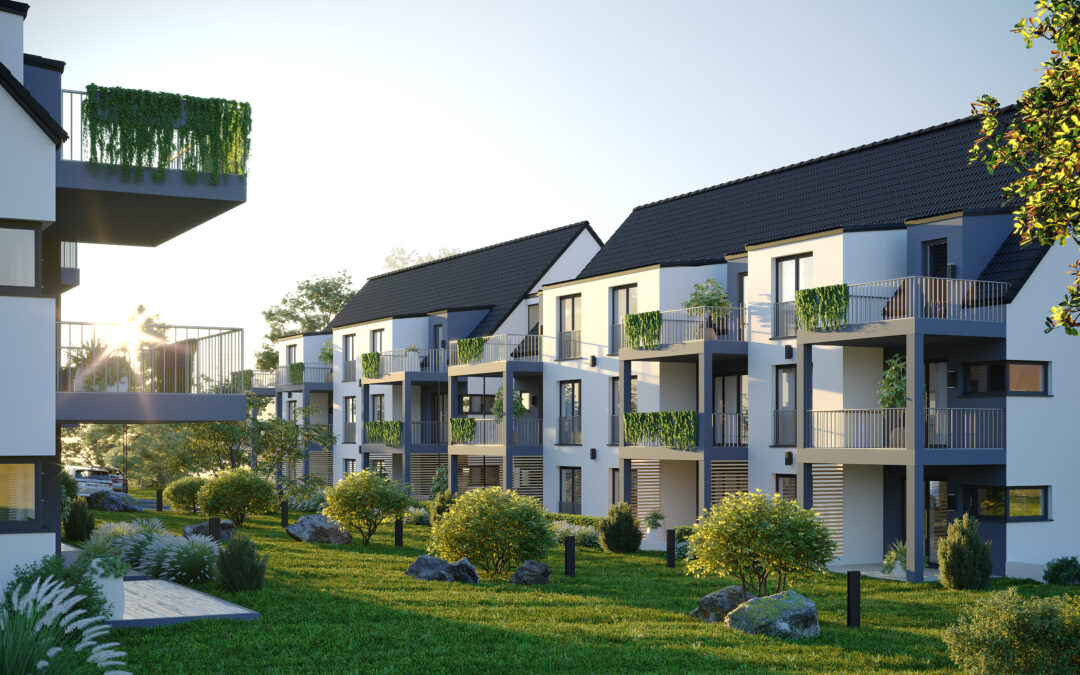 Low-rise apartment building